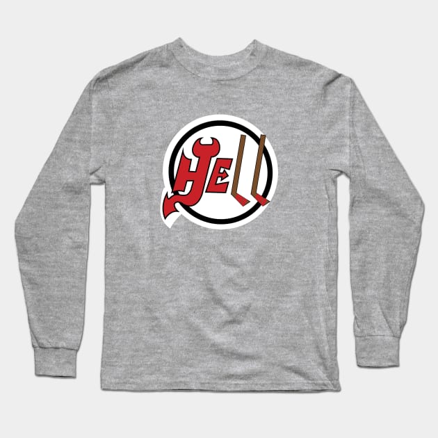 H-E-Double Hockey Sticks Long Sleeve T-Shirt by MAS Design Co